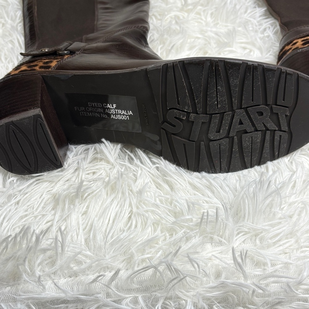 Stuart Weitzman Leather Riding Boots - Picture 6 of 10